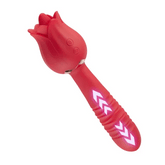 Rose Wand - 5 Motion & Vibrating Lick Sensation Clitoral Stimulator