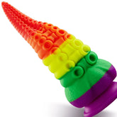Aquanaut's Fantasy – 8.66 Inch Tentacle Silicone Rainbow Dildo