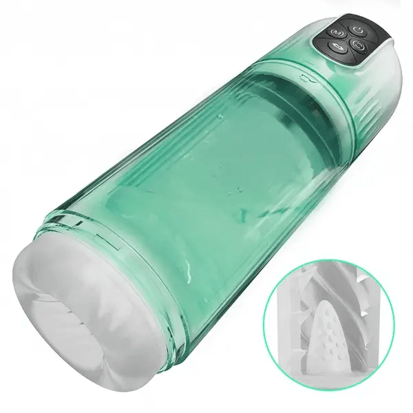 Best Oral Sex Simulator AquaFlicker - Enhanced Rotating Tongue Water Spa Automatic Male Masturbator