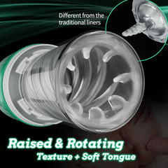 AquaFlicker - Enhanced Rotating Tongue Water Spa Automatic Male Masturbator