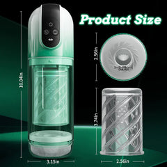 AquaFlicker - Enhanced Rotating Tongue Water Spa Automatic Male Masturbator