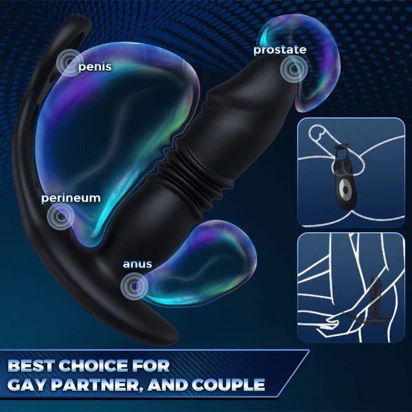 Apex Sensation - Thrusting Vibrating Cock Ring Prostate Stimulator Lilpleaser Apex Sensation - Thrusting Vibrating Cock Ring Prostate Stimulator Lilpleaser