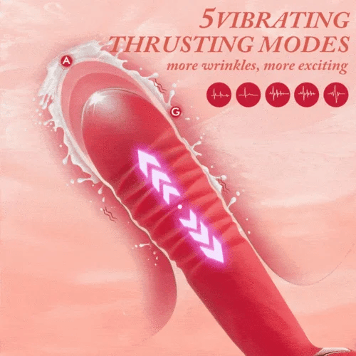 Rose Wand - 5 Motion & Vibrating Lick Sensation Clitoral Stimulator