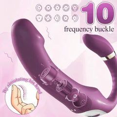 VibraClit - 3 In 1 Heating Clitoral and G-Spot Vibrator