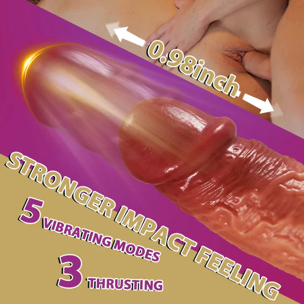 TitanSensation - 9 Inch Dynamic Thruster 3 IN 1 Realistic Dildo Lilpleaser TitanSensation - 9 Inch Dynamic Thruster 3 IN 1 Realistic Dildo Lilpleaser