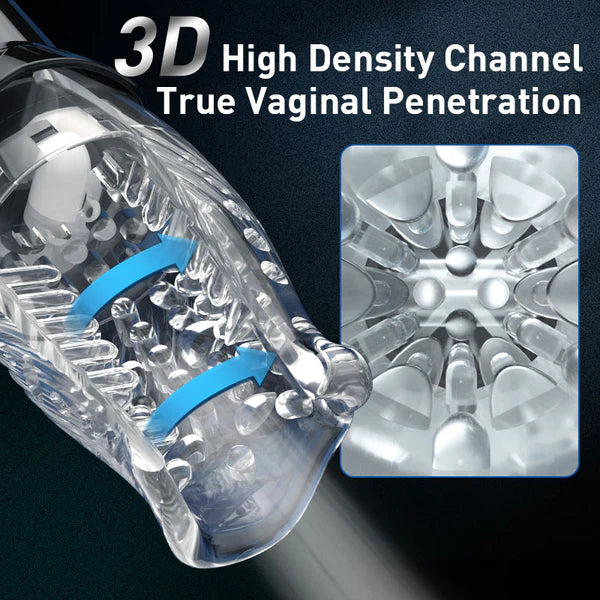 TORNADO - 5 Rotating 10 Vibrating Automatic Male Masturbator Lilpleaser TORNADO - 5 Rotating 10 Vibrating Automatic Male Masturbator Lilpleaser