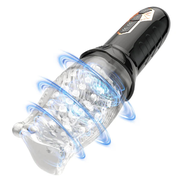 TORNADO - 5 Rotating 10 Vibrating Automatic Male Masturbator Lilpleaser TORNADO - 5 Rotating 10 Vibrating Automatic Male Masturbator Lilpleaser