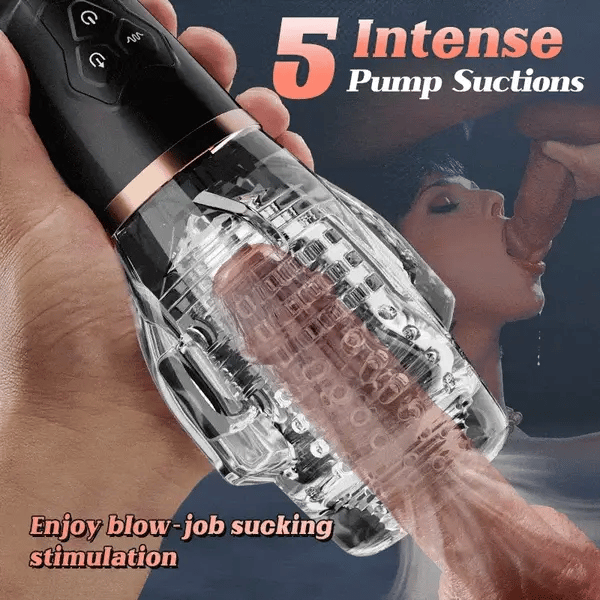 SpaceshipX10 - Deluxe Sucking and Vibrating Automatic Male Masturbator