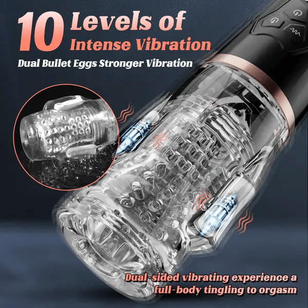 SpaceshipX10 - Deluxe Sucking and Vibrating Automatic Male Masturbator Lilpleaser SpaceshipX10 - Deluxe Sucking and Vibrating Automatic Male Masturbator Lilpleaser