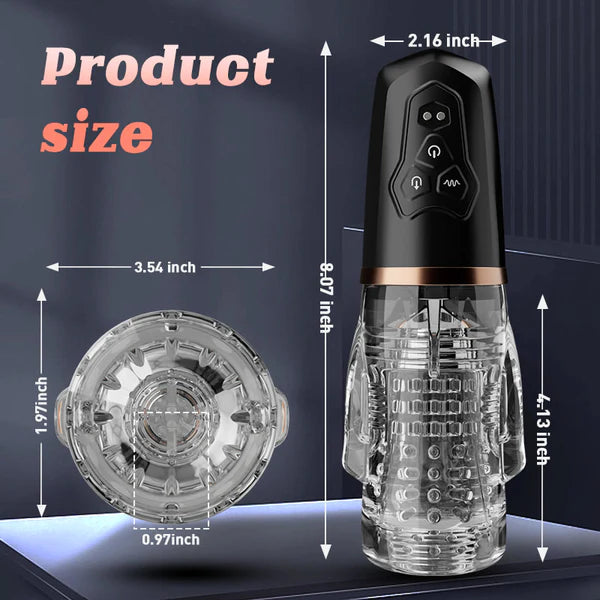 SpaceshipX10 - Deluxe Sucking and Vibrating Automatic Male Masturbator Lilpleaser SpaceshipX10 - Deluxe Sucking and Vibrating Automatic Male Masturbator Lilpleaser