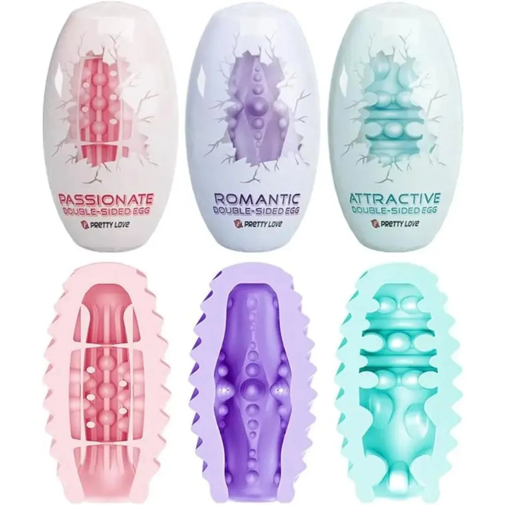 Pretty Love - Small Silicone Male Masturbator Egg Lilpleaser Pretty Love - Small Silicone Male Masturbator Egg Lilpleaser