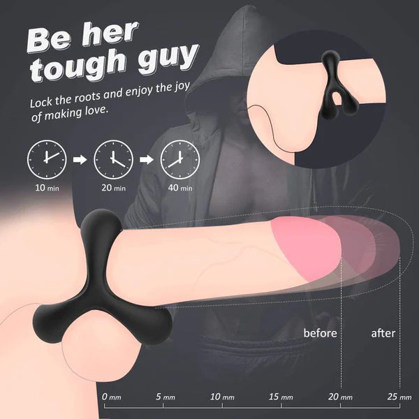PowerRing - 1.14-Inch Silicone Erection Enhancer Cock Ring