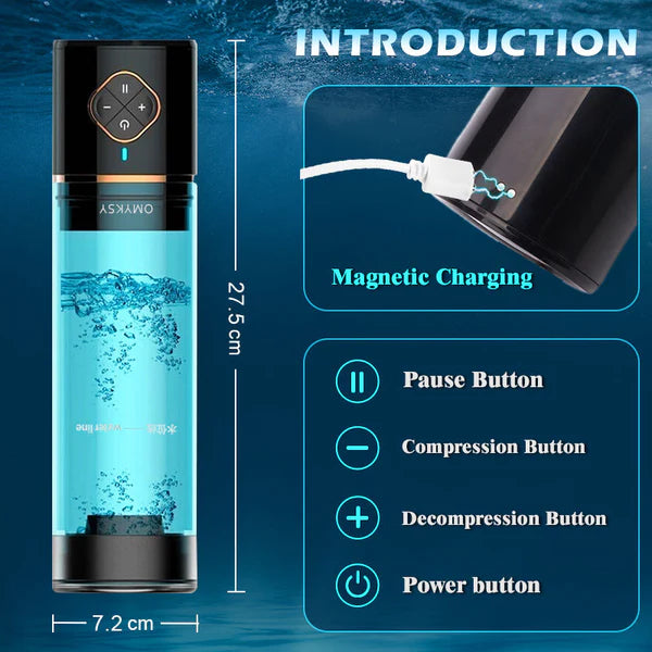 HydroBoost Elite - 6-Mode Dynamic Enhancement Water Penis Pump Lilpleaser HydroBoost Elite - 6-Mode Dynamic Enhancement Water Penis Pump Lilpleaser