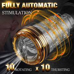 HyperSensation - Thrusting and Rotating Sucking Automatic Male Masturbator