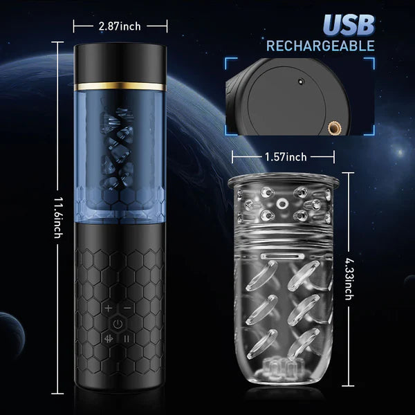 CyberStim Pro - Thrusting Spinning Automatic Male Masturbator Lilpleaser CyberStim Pro - Thrusting Spinning Automatic Male Masturbator Lilpleaser