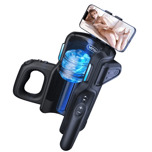 Cupking - High-speed Automatic Male Masturbator Cup with Phone Holder
