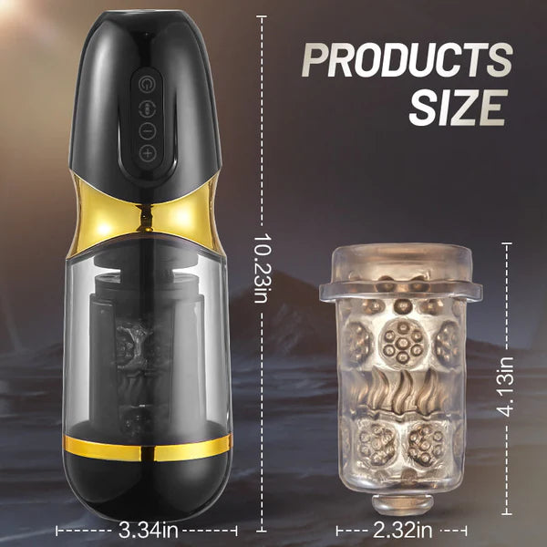 RevolveXtasy 6X - Telescopic & Rotating Automatic Male Masturbator Lilpleaser RevolveXtasy 6X - Telescopic & Rotating Automatic Male Masturbator Lilpleaser