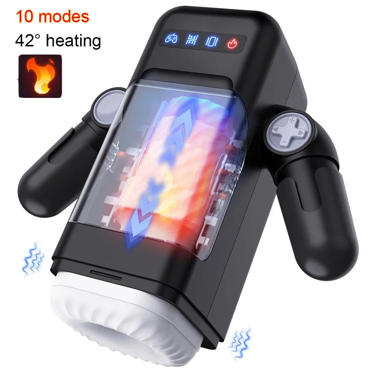 Gamepad Commander - 2 in 1 Heated Hands-Free Male Masturbator Lilpleaser Gamepad Commander - 2 in 1 Heated Hands-Free Male Masturbator Lilpleaser